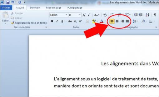 Les alignements dans Word ou OpenOffice - Astuces Pratiques